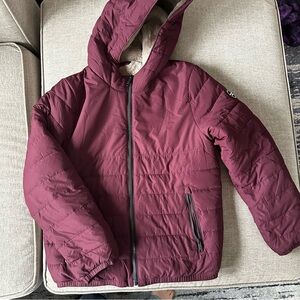 Abercrombie Kids Burgundy Hooded Jacket